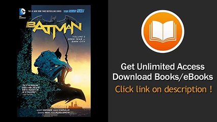 Descargar video: Batman Vol  5 Zero Year   Dark City The New 52 Batman DC Comics Paperback PDF