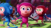 Five Little Monkeys Jumping On The Bed _ Videogyan 3D Rhymes _ Nursery Rhymes