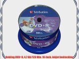 Rohling DVD R 47 GB/120 Min. 16-fach inkjet bedruckbar