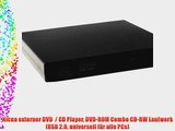 Nicna externer DVD ?/?CD Player DVD-ROM Combo CD-RW Laufwerk (USB 2.0 universell f?r alle PCs)