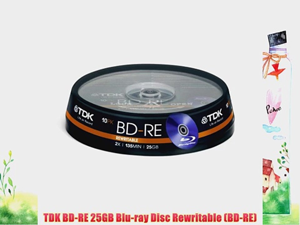 TDK BD-RE 25GB Blu-ray Disc Rewritable (BD-RE)