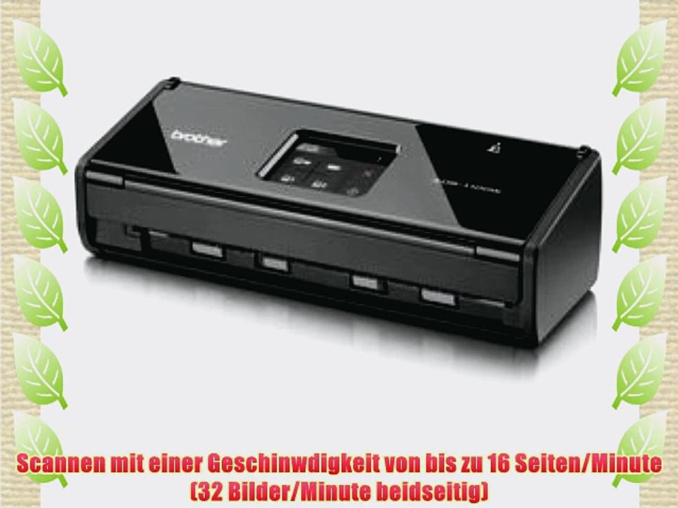Brother ADS-1100W Dokumentenscanner (Duplex 1200 x 1200 dpi USB 2.0 WLAN) schwarz