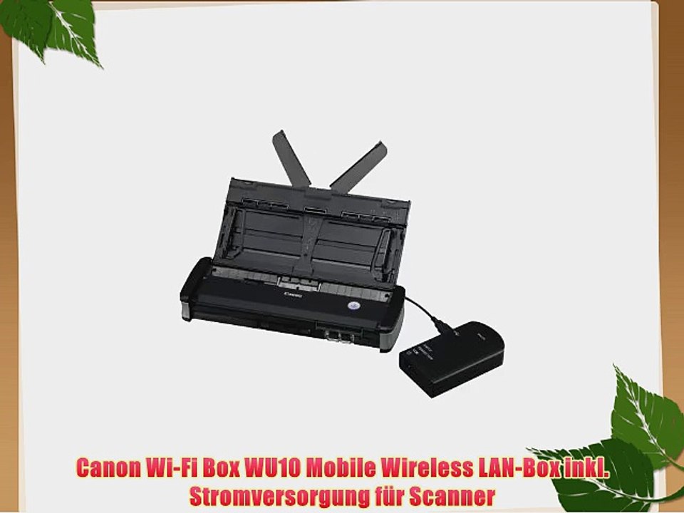Canon Wi-Fi Box WU10 Mobile Wireless LAN-Box inkl. Stromversorgung f?r Scanner