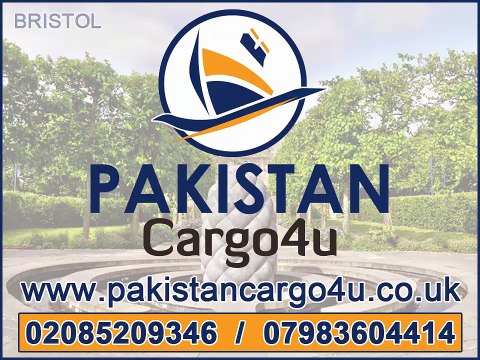 Bristol to Pakistan air & sea cargo, gifts, parcels, courier, low prices