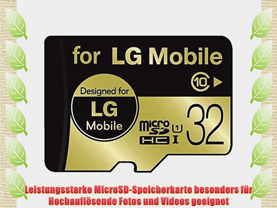 LG microSDHC Class 10 32GB Speicherkarte