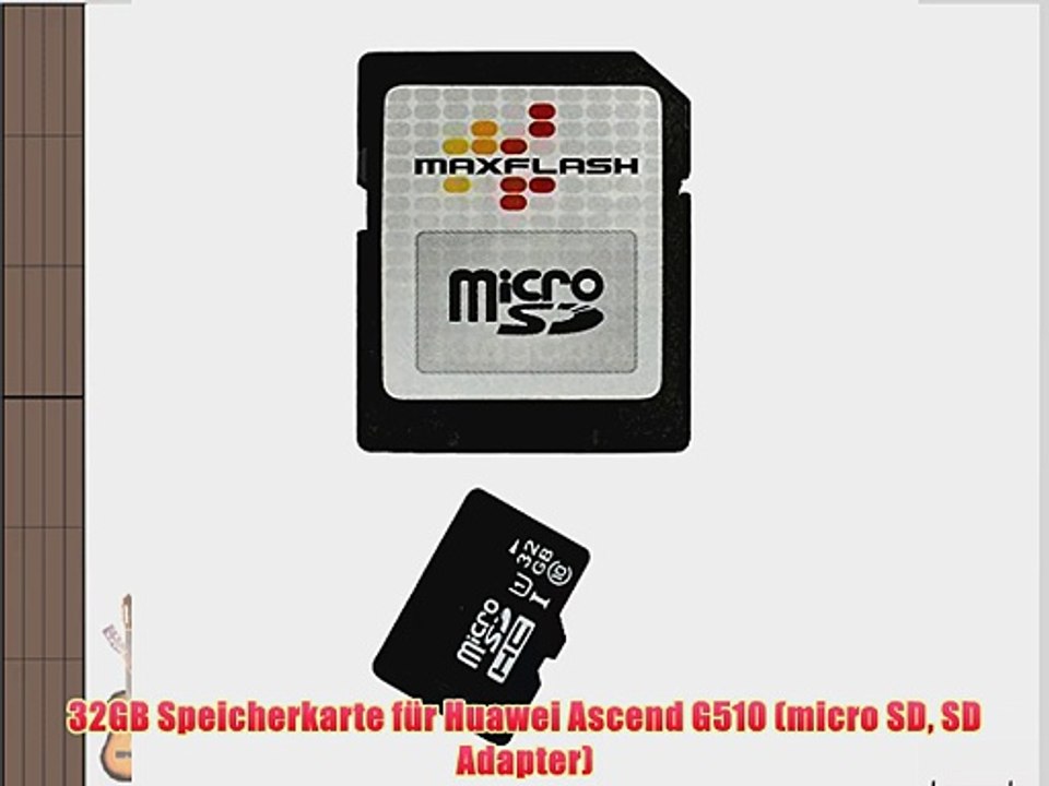 32GB Speicherkarte f?r Huawei Ascend G510 (micro SD SD Adapter)