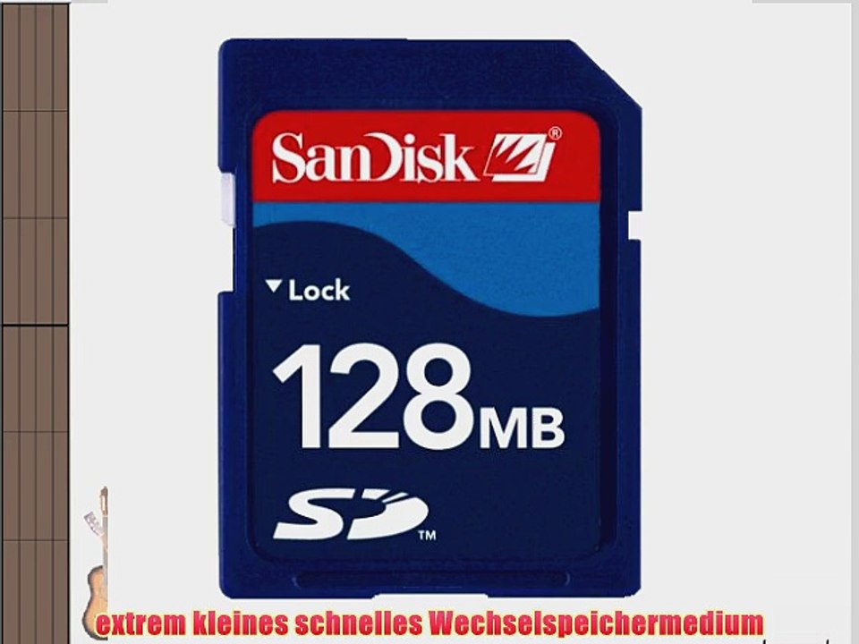 SanDisk Secure Digital (SD) Speicherkarte 128 MB