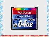 Transcend Extreme-Speed 400x 64GB Compact Flash Speicherkarte