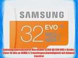 Samsung Speicherkarte MicroSDHC 32GB GB EVO UHS-I Grade 1 Class 10 (bis zu 48MB/s Transfergeschwindigkeit)