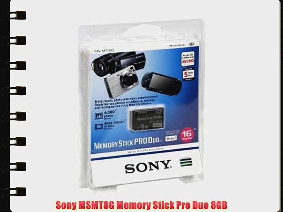 Sony MSMT8G Memory Stick Pro Duo 8GB