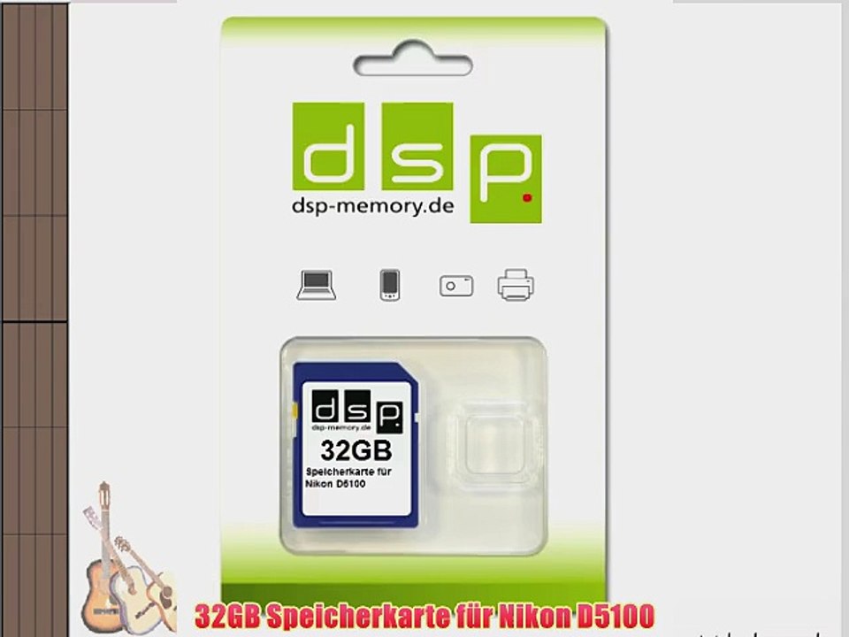 32GB Speicherkarte f?r Nikon D5100