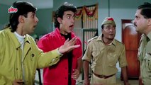 Aamir Khan and Salman Khan in Police Station - Andaz Apna Apna Comedy Scene