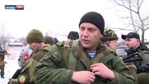 Zaharchenko Givi Motorola free Donetsk airport with Russian TV media news Ukraine 17.01 2015