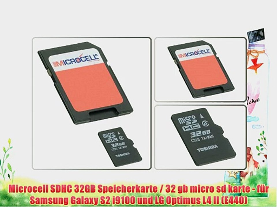 Microcell SDHC 32GB Speicherkarte / 32 gb micro sd karte - f?r Samsung Galaxy S2 i9100 und