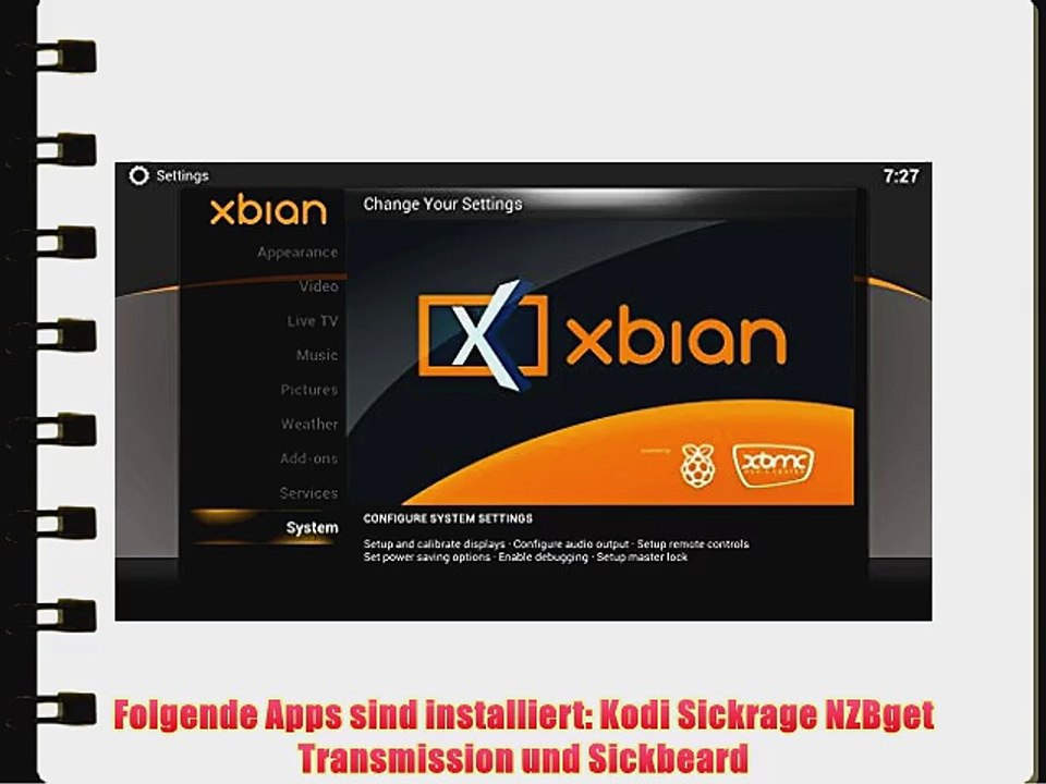 FrankenMatic 8GB Micro SDHC Card - inkl. Xbian f?r Raspberry 2 Model B