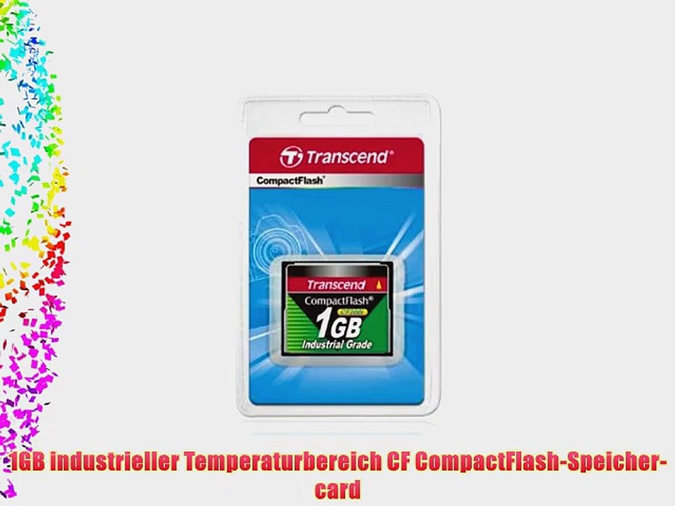 Transcend Industrial Grade CF200I 1GB Compact Flash Speicherkarte