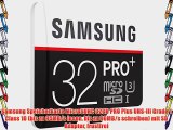 Samsung Speicherkarte MicroSDHC 32GB PRO Plus UHS-III Grade 1 Class 10 (bis zu 95MB/s lesen