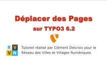 Tutoriel TYPO3 6.2 - Déplacer des Pages