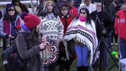 Idle No More Vancouver City Hall Brigette DePape