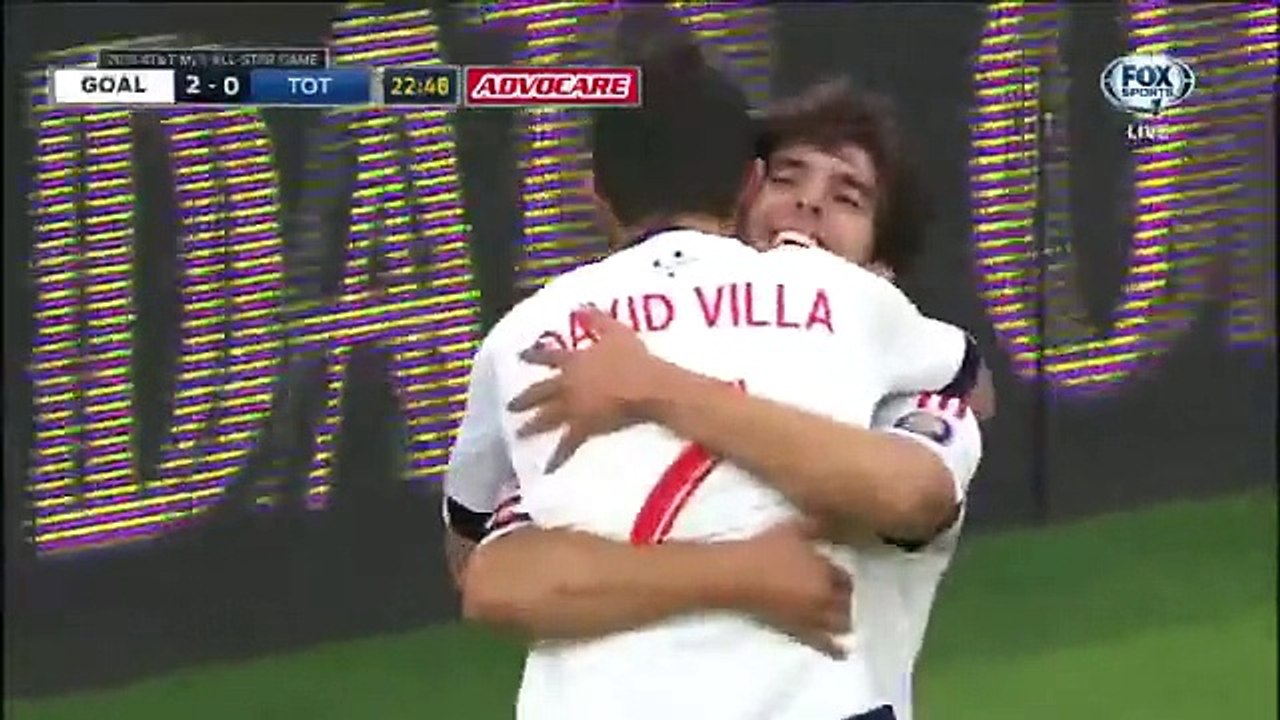 David Villa And Kaka Score As MLS All Stars Beat Tottenham 2 1