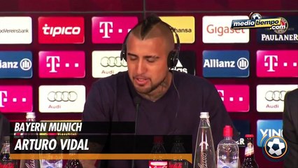 Bayern Munich presentó a Arturo Vidal