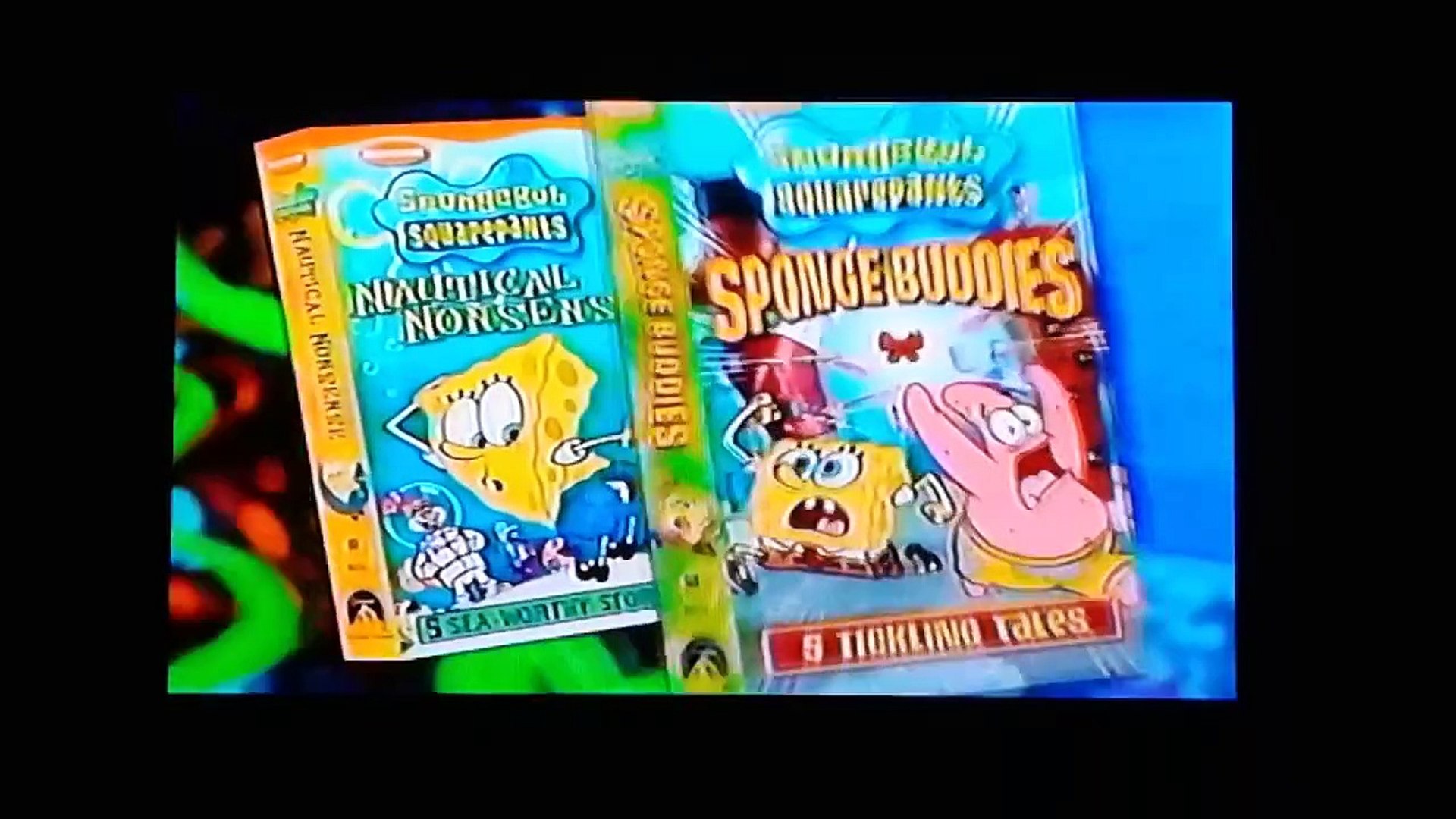 SpongeBob SquarePants: Sponge Buddies 2002 VHS Spongebob