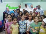 وفد لجنة الأعمال الخيرية في زيارة للاجئين السوريين