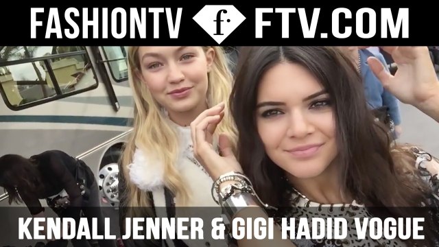 Behind-The-Scenes of Photoshoot for Vogue ft Kendall Jenner