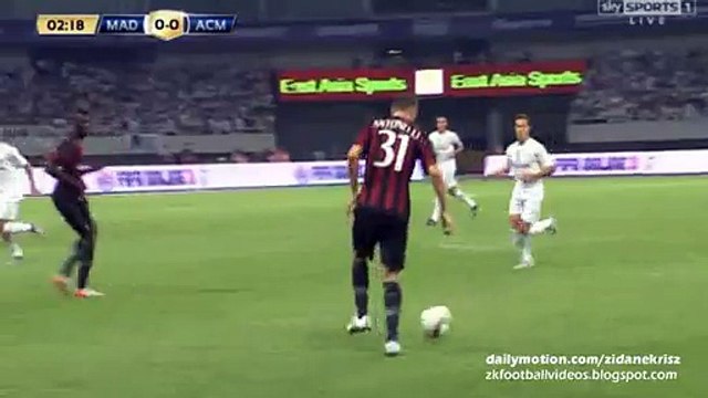 Andrea Bertolacci Big Chance - Real Madrid v. AC Milan - International Champions Cup 30.07.2015