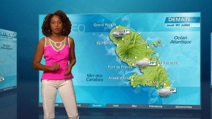 Le Bulletin Météo du Mercredi 29 juillet 2015