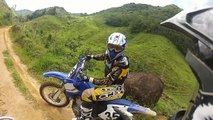 DS 450X MX Chasing WR400F On Trails - GoPro HD Hero 2