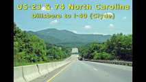 Western North Carolina, US-23 North & US-74 East