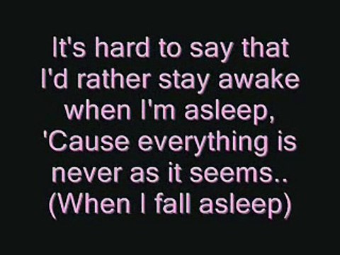 Owl City - Fireflies (lyrics)