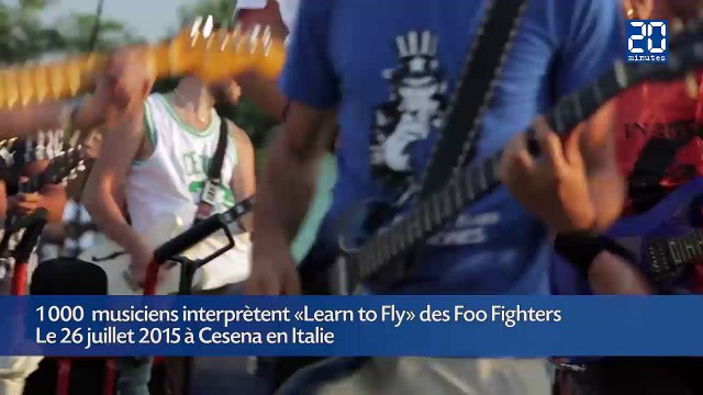 Mille musiciens interprètent une chanson des Foo Fighters