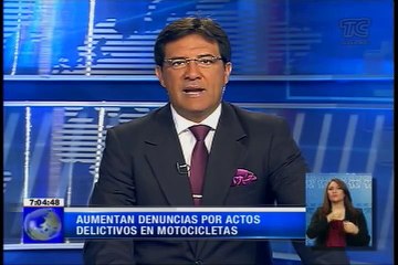 Aumentan denuncias por atracos en motocicletas