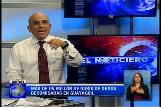 Más de un millón de dosis de droga decomisadas en Guayaquil