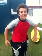 Retard ( Kiely) putting on wetsuit 2