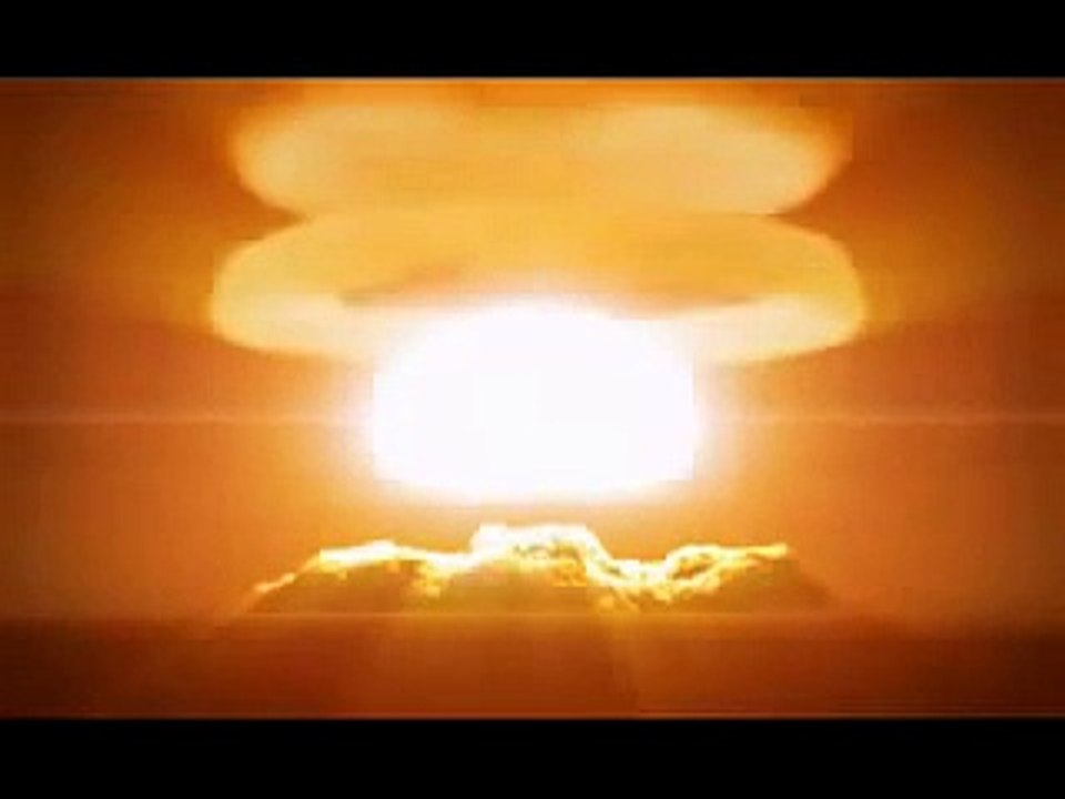 Explosion d'une bombe nucleaire