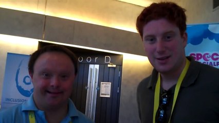 Special Friends with Greg at the World Down Syndrome Congress