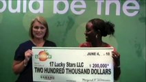 17 Lucky Stars - Office Pool wins $200,000 playing Powerball
