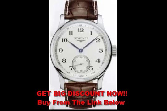BEST BUY Longines Mens Stainless Steel Watch with Brown Leather Strap L26404785