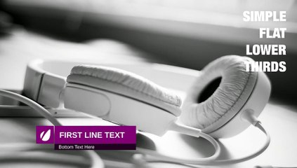 After Effects Project Files - Simple Flat Lower Thirds - VideoHive 7782315