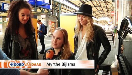 Groningse meidengroep wil Nederland veroveren met treinentour - RTV Noord