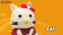 How to make a cute cat with clay  كيفية عمل قطة لطيفة بواسطة الصلصال