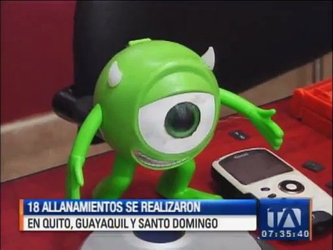 18 allanamientos en Quito, Guayaquil y Santo Domingo deja operativo Diamante