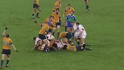 L'essai de Jason Robinson en finale du Mondial 2003