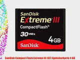 SanDisk Compact Flash Extreme III (CF) Speicherkarte 4 GB