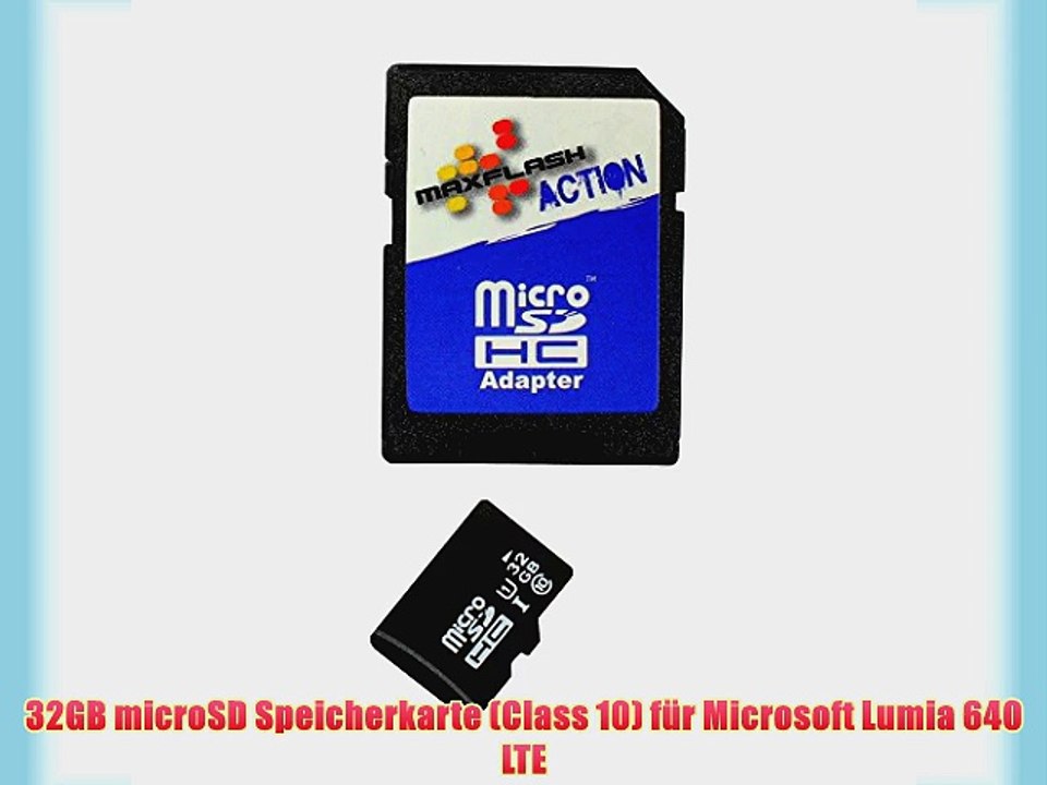 32GB microSD Speicherkarte (Class 10) f?r Microsoft Lumia 640 LTE