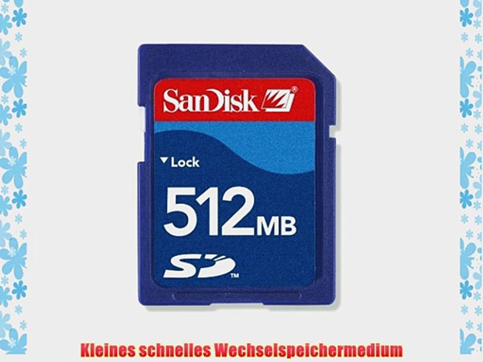 SanDisk Secure Digital (SD) Speicherkarte 512 MB