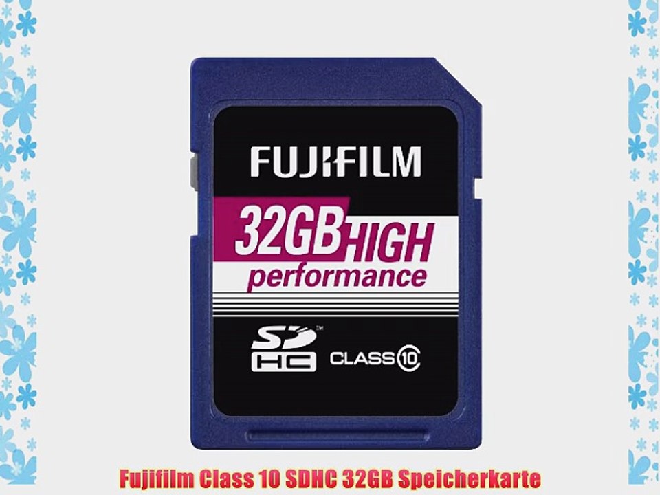 Fujifilm Class 10 SDHC 32GB Speicherkarte